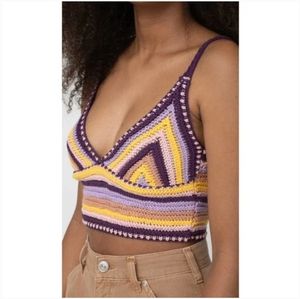 Urban Outfitters - Gigi Crochet Cropped Cami